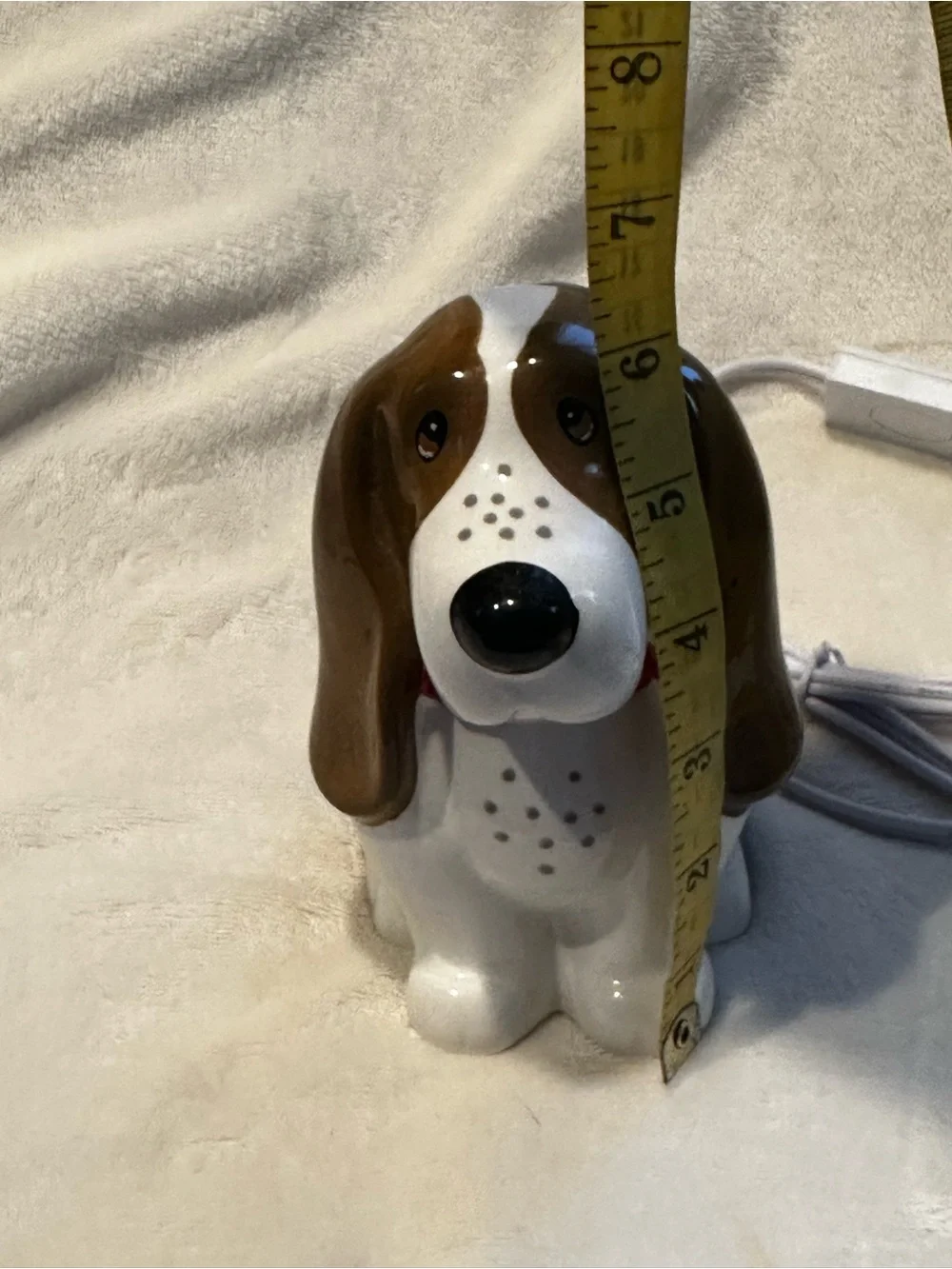 The Pioneer Woman Basset Hound Ceramic Electric Night Light Timer Tested Works